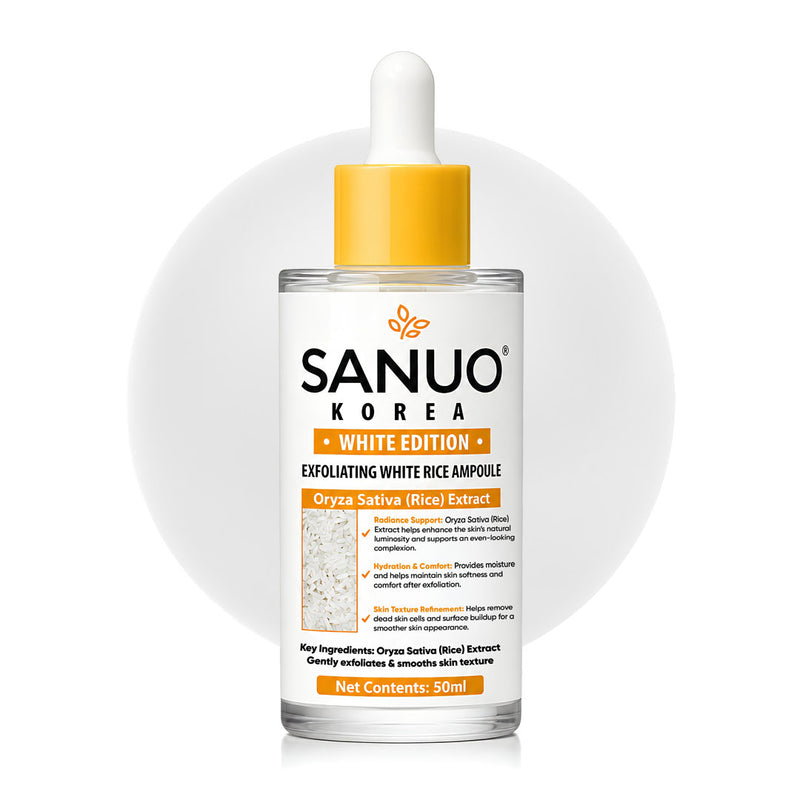 SANUO® White Rice Еxfoliating Ampoule